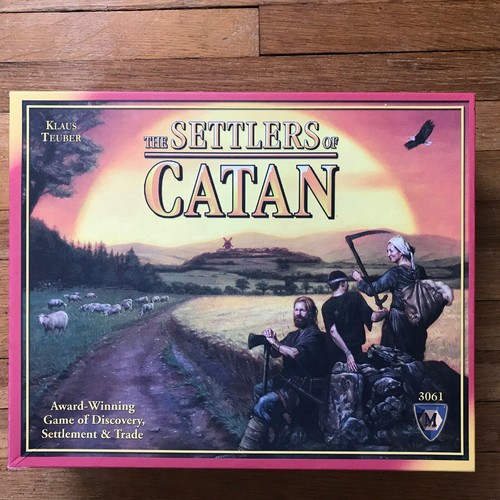 The settlers catan board - of,